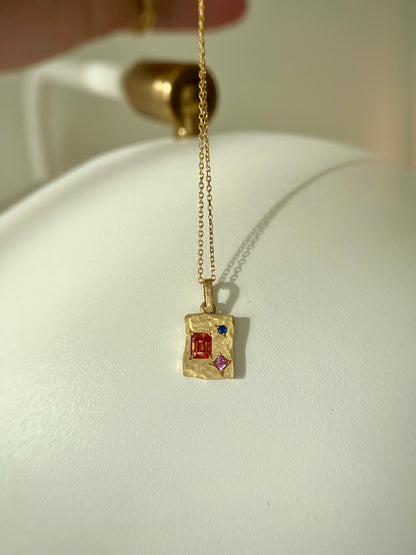 Pendant with Saphire